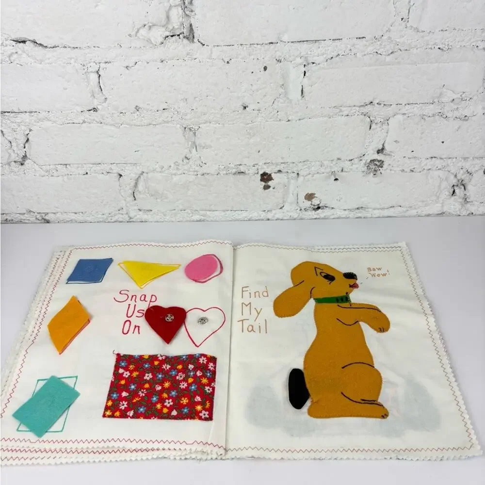 Vintage Handmade Cloth My Quiet Book